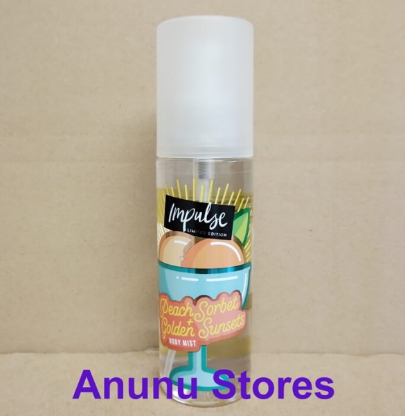 Impulse Peach Sorbet + Golden Sunsets Body Mist 150ml